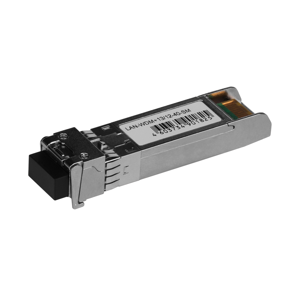 

Модуль SFP+ Lanmaster, 40км, LC, Tx:1330 нм, Rx:1270 нм, 10 Гбит/с, SM, двойной, WDM, DDM (LAN-WDM+13/12-40-SM)