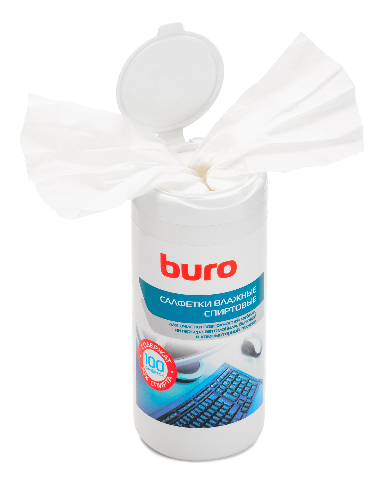 Салфетки влажные антибактериальные BU-AN32/1429366 Buro