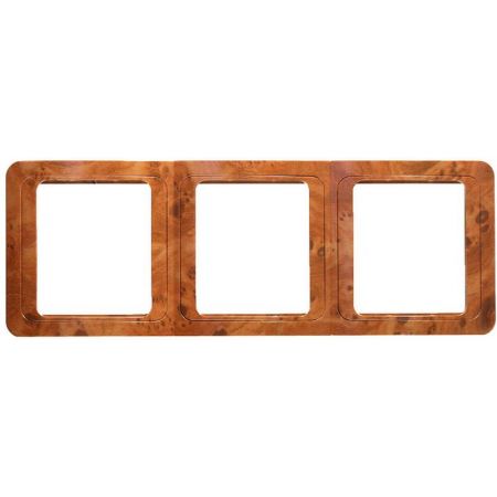 

Рамка Светозар Гамма SV-54149-N, вертикальная, 3-поста, орех (SV-54149-N), SV-54149-N