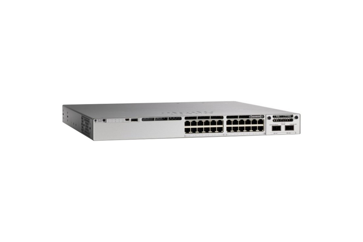 

Коммутатор Cisco Catalyst 9300, управляемый, кол-во портов: 24x1 Гбит/с, установка в стойку (C9300-24T-A), Catalyst 9300