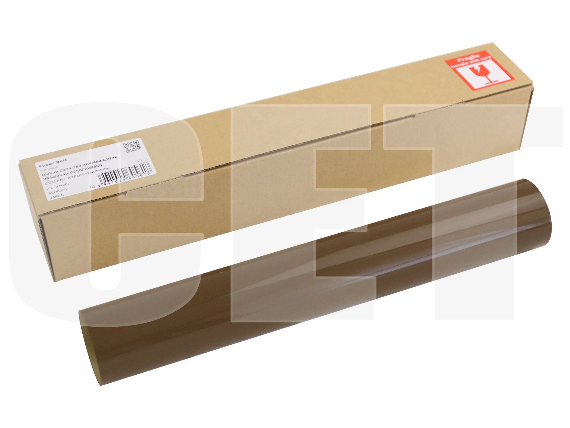

Термопленка CET CET311007 для Konica Minolta Bizhub C454, Bizhub C368, Bizhub C364e, Bizhub C364, Bizhub C308, Bizhub C284e, Bizhub C284, Bizhub C258, Bizhub C224e, Bizhub C224, A7PUR70300-Film (CET311007 ), CET311007
