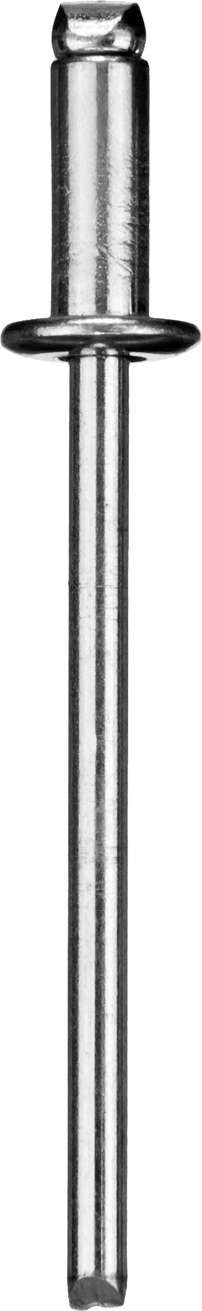 

Заклепки вытяжные Зубр Профессионал, ⌀ 3.2 мм длина гильзы 8 мм, оцинкованная сталь, 50 шт. (313126-32-08), Серебристый