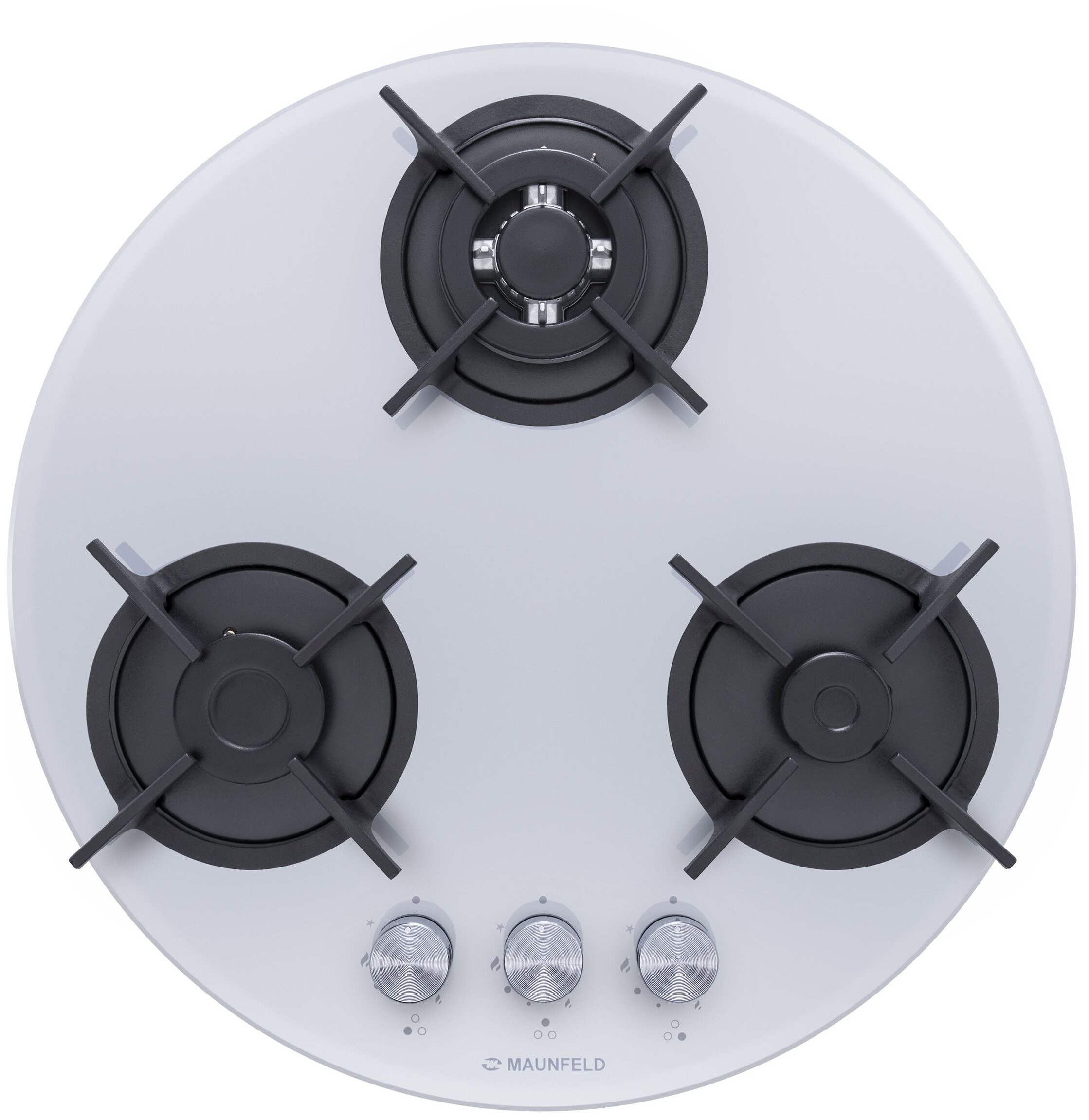 

Газовая варочная панель Maunfeld EGHG.43.23CW, 3 конфорки, белая (EGHG.43.23CW), EGHG.43.23CW