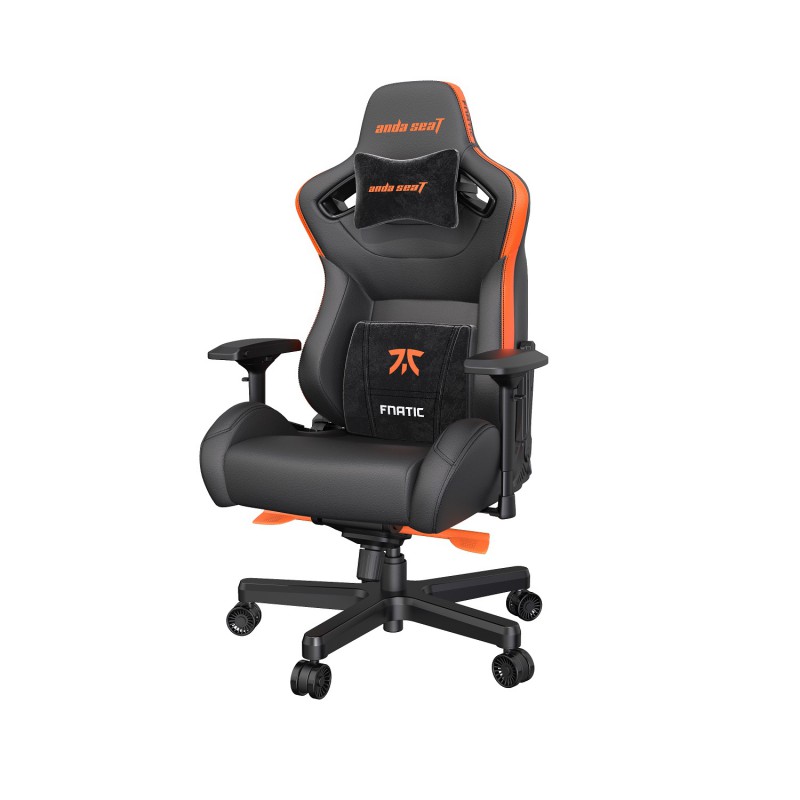 Кресло игровое Anda Seat Fnatic Edition, черный/оранжевый (AD12XL-FNC-PV/F)