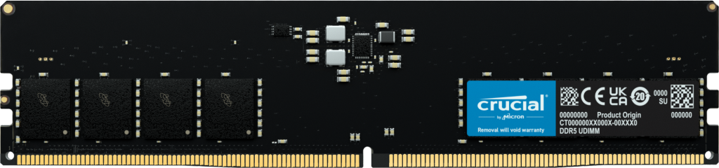 Память DDR5 DIMM 32Gb, 4800MHz Crucial (CT32G48C40U5)