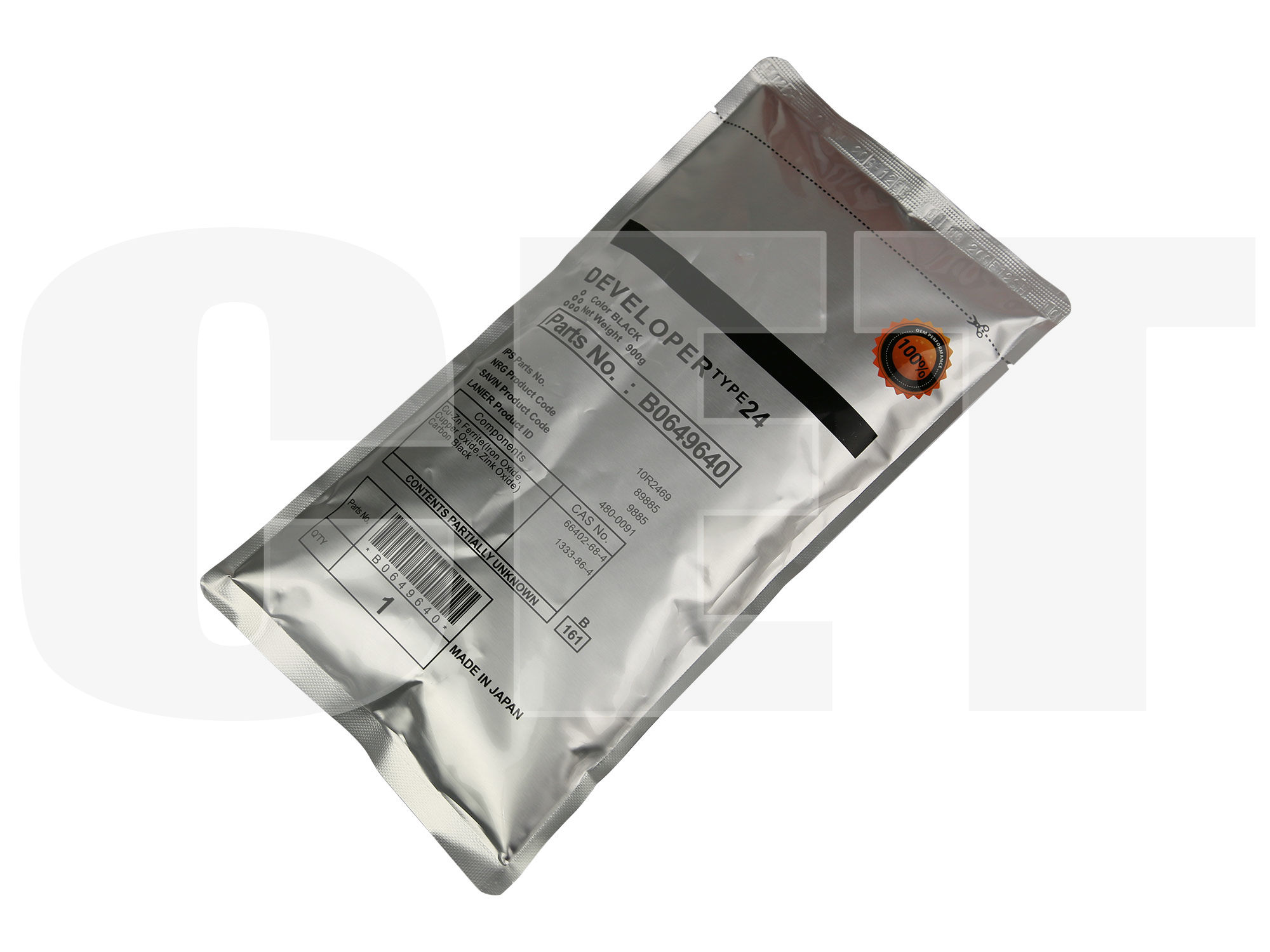 

Девелопер CET CET8106N для Aficio MP9002, Aficio MP9001, Aficio MP8001, Aficio MP8000, Aficio MP7502, Aficio MP7500, Aficio MP7001, Aficio MP7000, Aficio MP6500, Aficio MP6002, Aficio MP6001, Aficio MP6000, Aficio MP5500, Aficio 2075, Aficio 2060, Aficio 