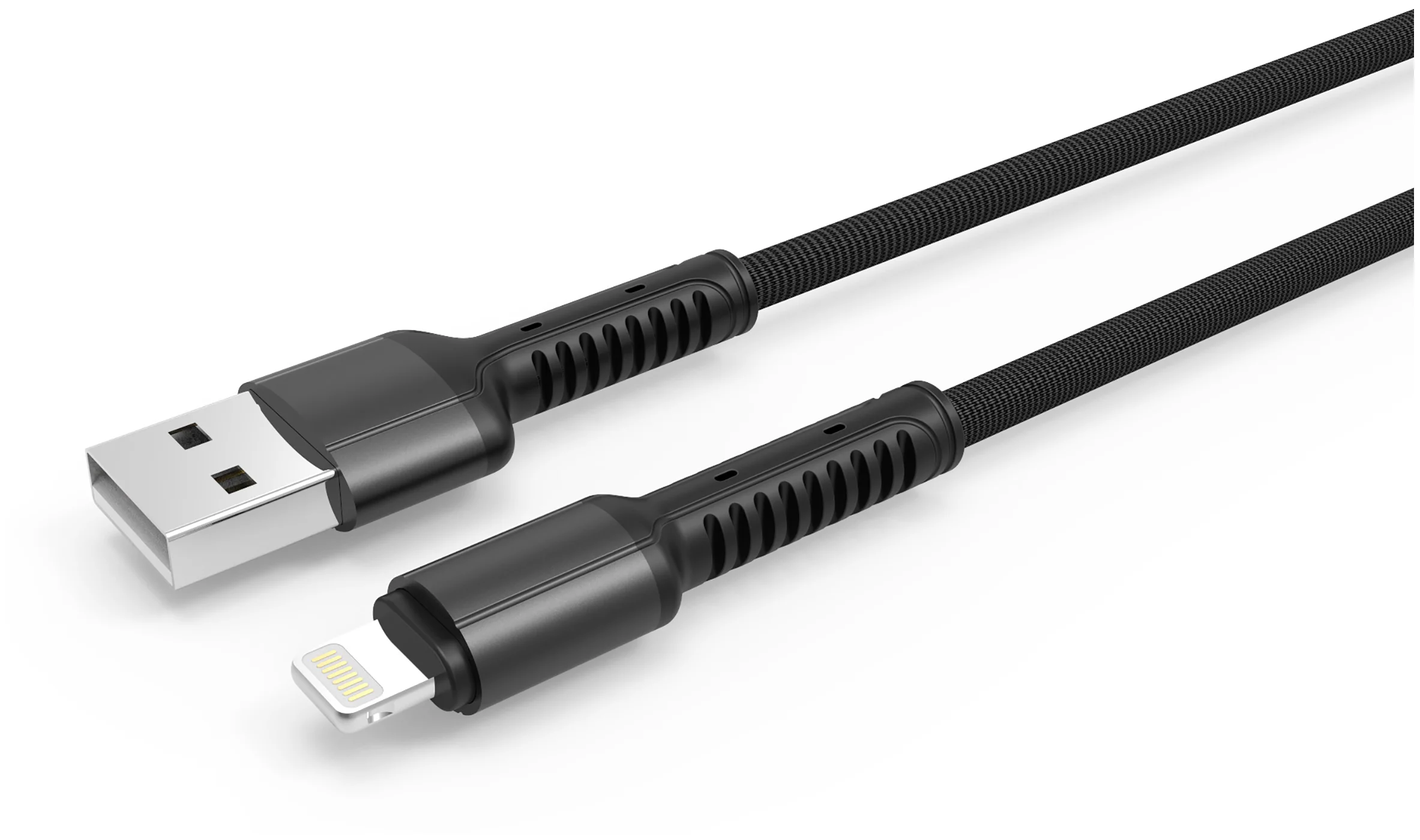 

Кабель Lightning 8-pin(m)-USB 2.0(Am), 2.4A, 1м, серый LDNIO LS63 ( LD_B4458), LS63