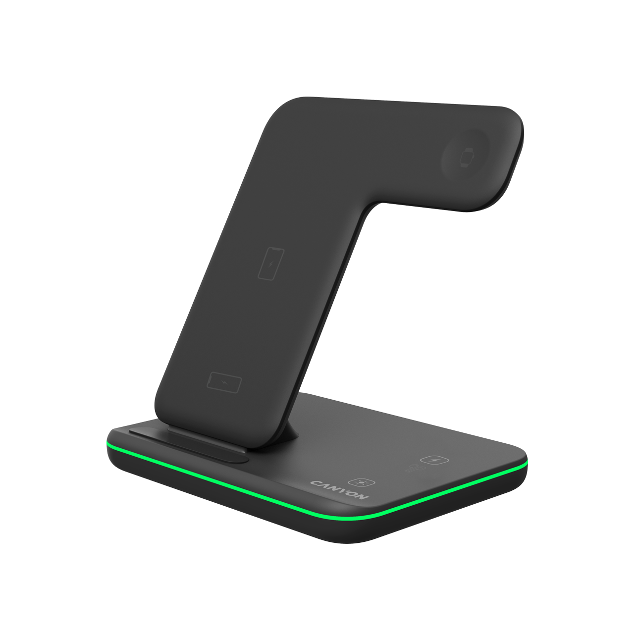 Беспроводная зарядная станция Canyon WS-303 15 Вт QI черный CNS-WCS303B 3650₽