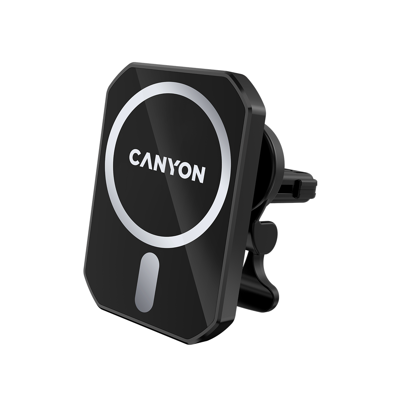 

Беспроводное автомобильное зарядное устройство CANYON C-15-01, 0A, 15Вт, QC, кабель USB Type-C, черный (CNE-CCA15B01), C-15-01