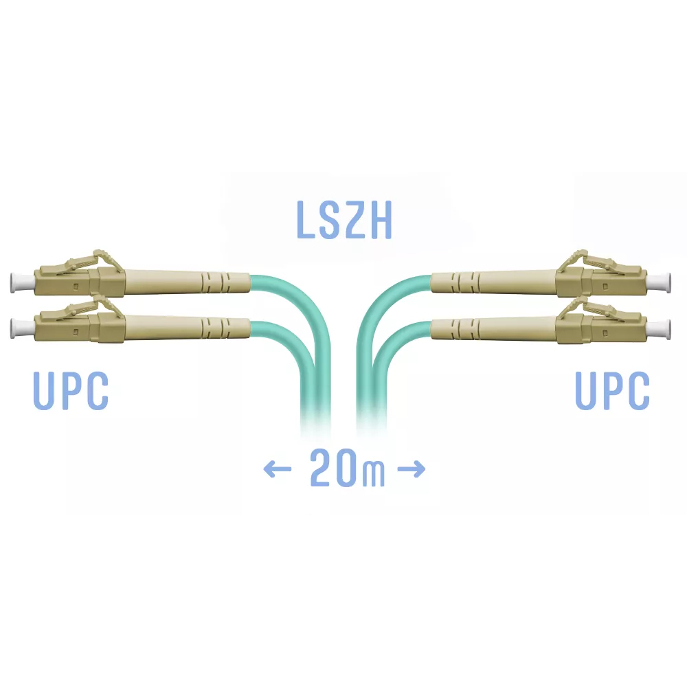 

Патч-корд оптический SNR, LC/UPC-LC/UPC, многомодовый, 50/125, OM3, двойной, 20м, бирюзовый (SNR-PC-LC/UPC-MM-DPX-20m)