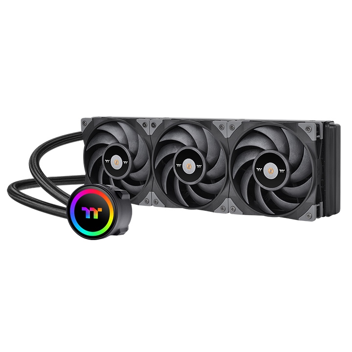 Жидкостное охлаждение Thermaltake TOUGHLIQUID 360 ARGB Sync для Socket 115x/2066/2011/2011-3/1200/AM4/AM3/AM3+/FM1/AM2+/FM2/FM2+, 3x120мм (CL-W321-PL12BL-A)