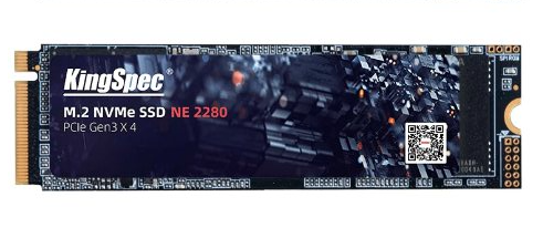 Твердотельный накопитель (SSD) KingSpec 256Gb NE, 2280, M.2, NVMe (NE-256 2280) - фото 1