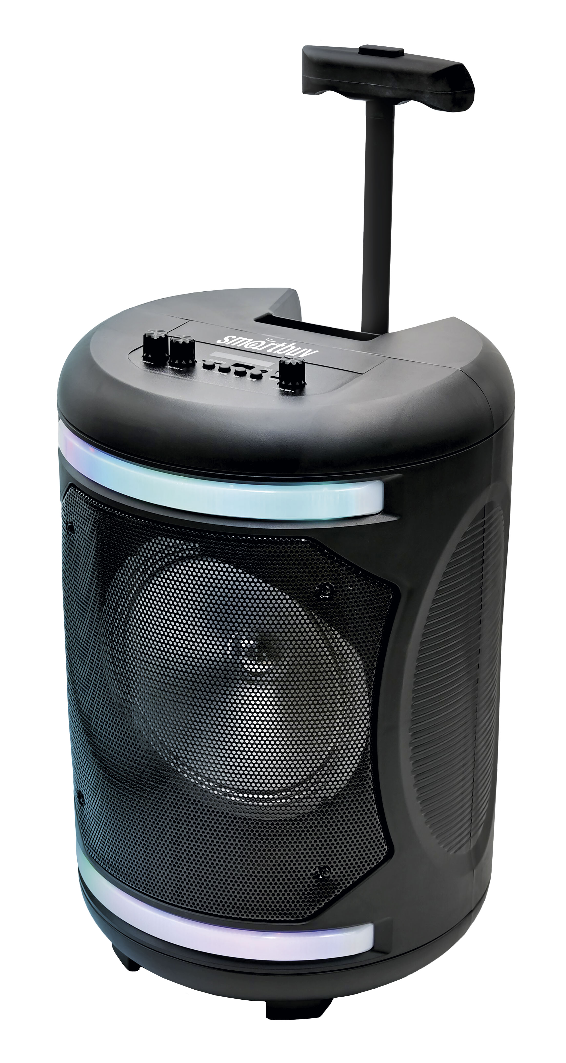 

Колонка портативная SmartBuy DRUM 2, 15Вт, FM, AUX, USB, microSD, Bluetooth, подсветка, черный (SBS-5140), DRUM 2