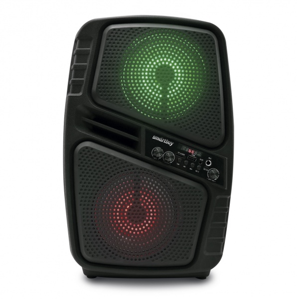 

Колонка портативная SmartBuy HEX, 16Вт, FM, AUX, USB, microSD, Bluetooth, подсветка, черный (SBS-5120), HEX