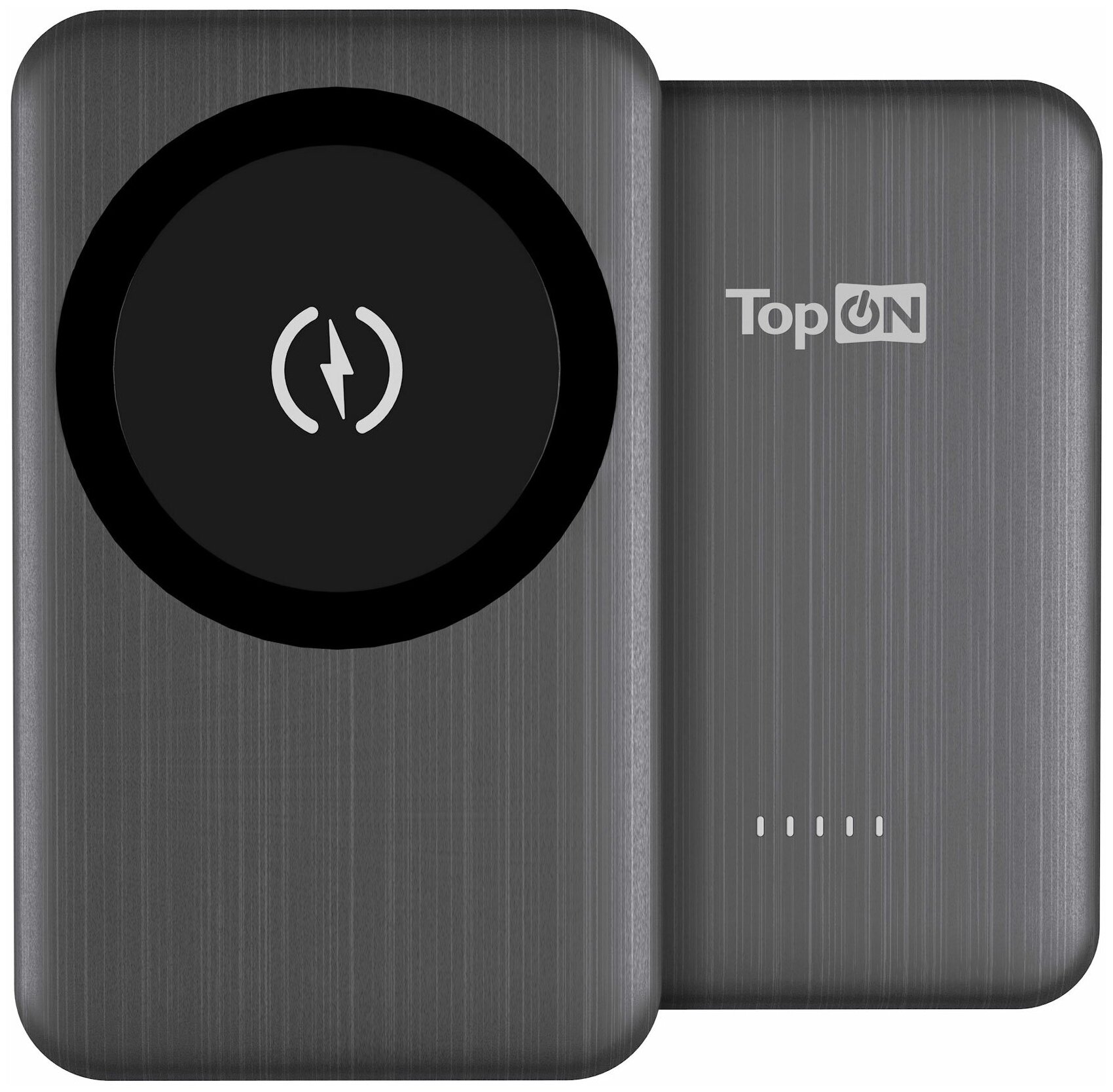 

Портативный аккумулятор (Powerbank) TopON TOP-M5, 5000mAh, 1xUSB, 3A, Type-C, QC, PD, QI, черный (TOP-M5), TOP-M5