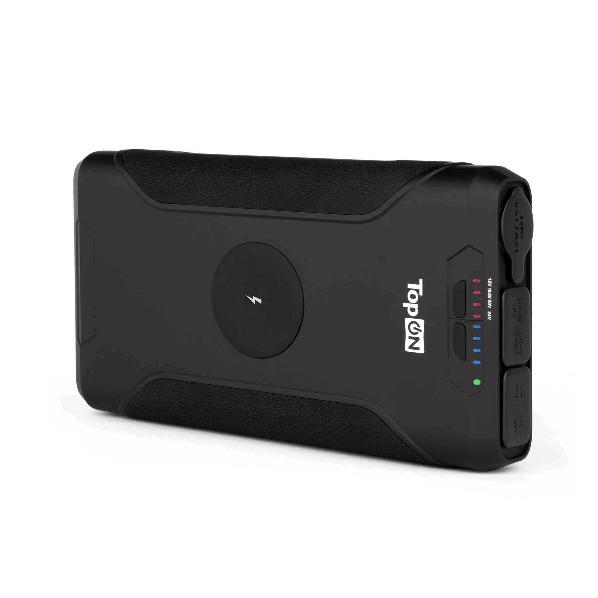

Портативный аккумулятор (Powerbank) TopON TOP-X73, 72000 мА·ч, 1xUSB, 5А, Type-C, QC, PD, QI, черный (TOP-X73), TOP-X73
