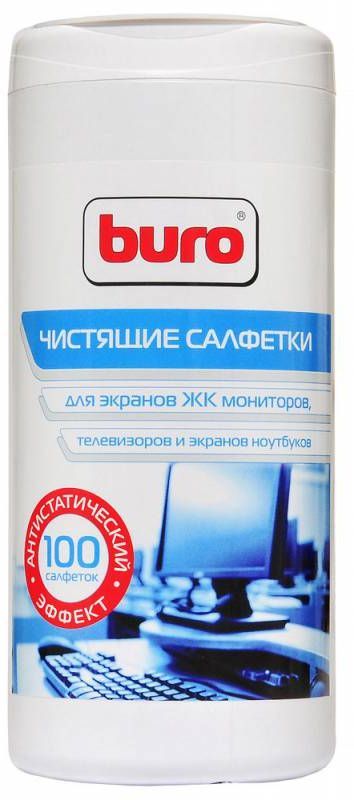 Салфетки влажные 100 шт. для экранов BU-Ascreen/BU-Ascreen Buro