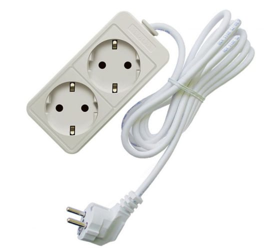 

Удлинитель Союз 481S-9210, 2-розетки, 10м, белый (481S-9210), 481S-9210