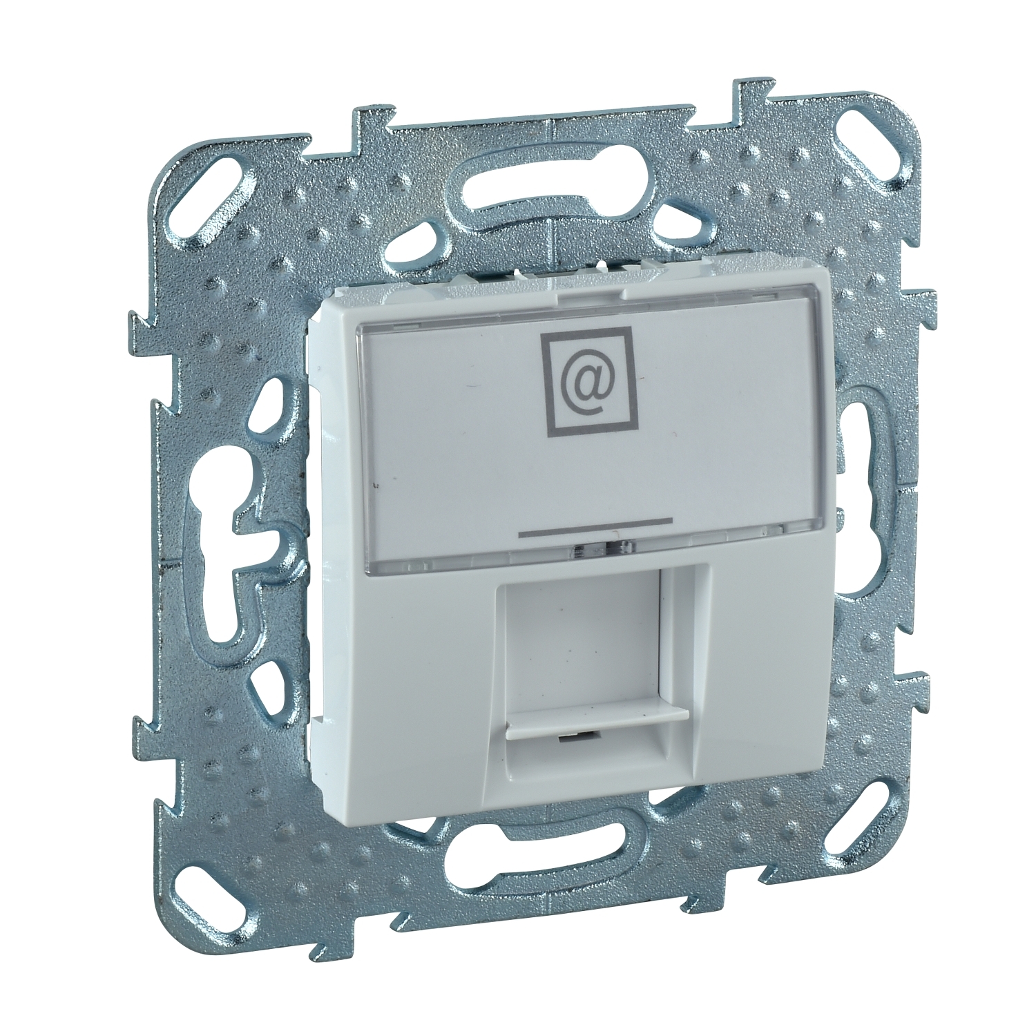

Розетка RJ-45 скрытый монтаж категория 5e, механизм в сборе, белый, Schneider Electric Unica (MGU5.421.18ZD)