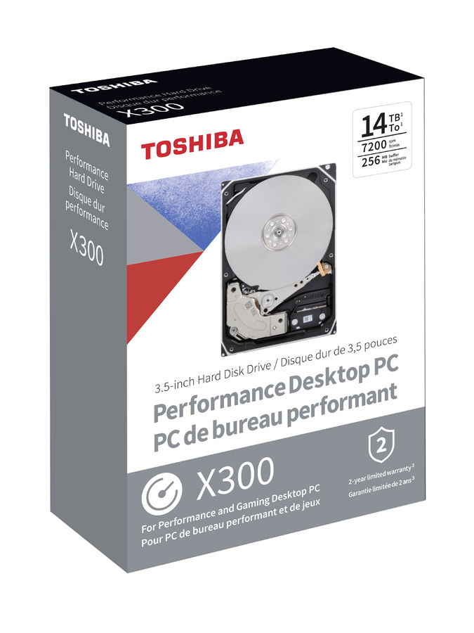 

Жесткий диск (HDD) Toshiba 14Tb X300 , 3.5", 7200rpm, SATA3 (HDWR31EEZSTA )
