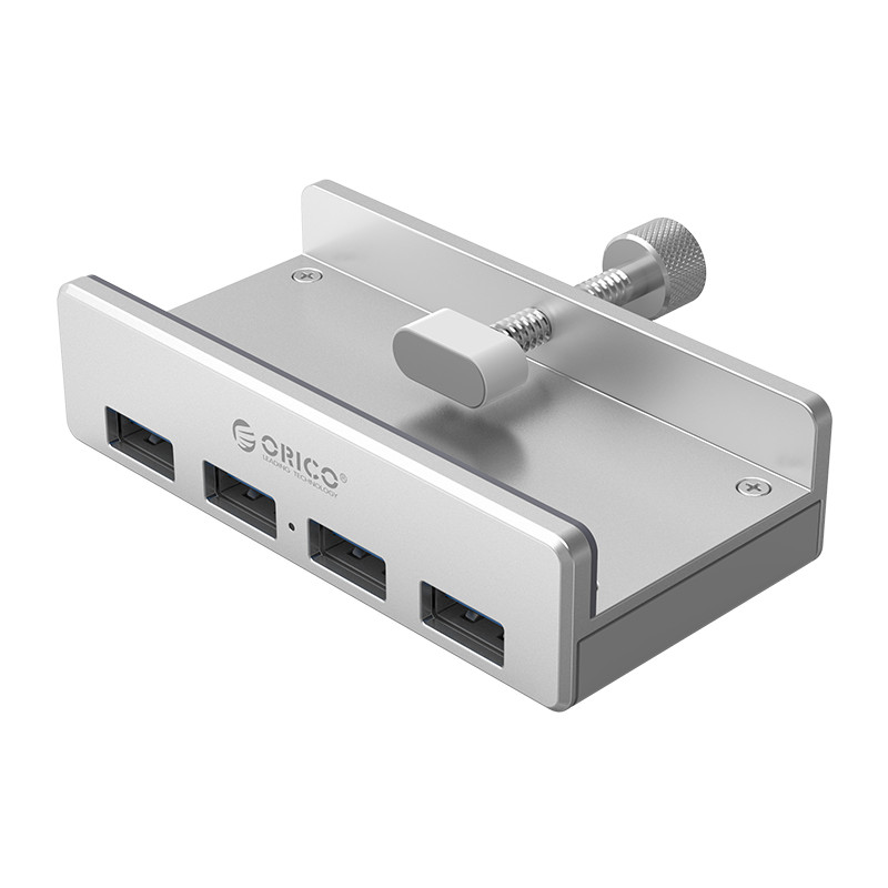 

Концентратор Orico MH4PU-P, 4xUSB 3.0, серебристый + наличие дополнительного порта питания - Micro-USB (ORICO MH4PU-P-SV), MH4PU-P
