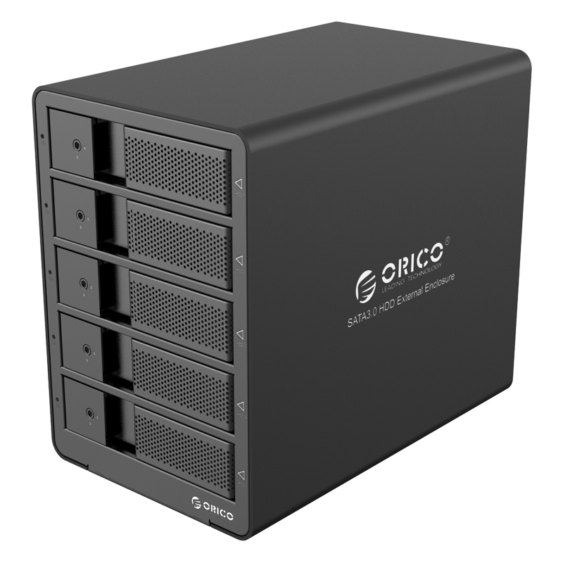 

Док-станция Orico 9558RU3 , 5x2.5"/3.5" USB3.0 Type-B внешний блок питания, черный (ORICO 9558RU3-BK), 9558RU3