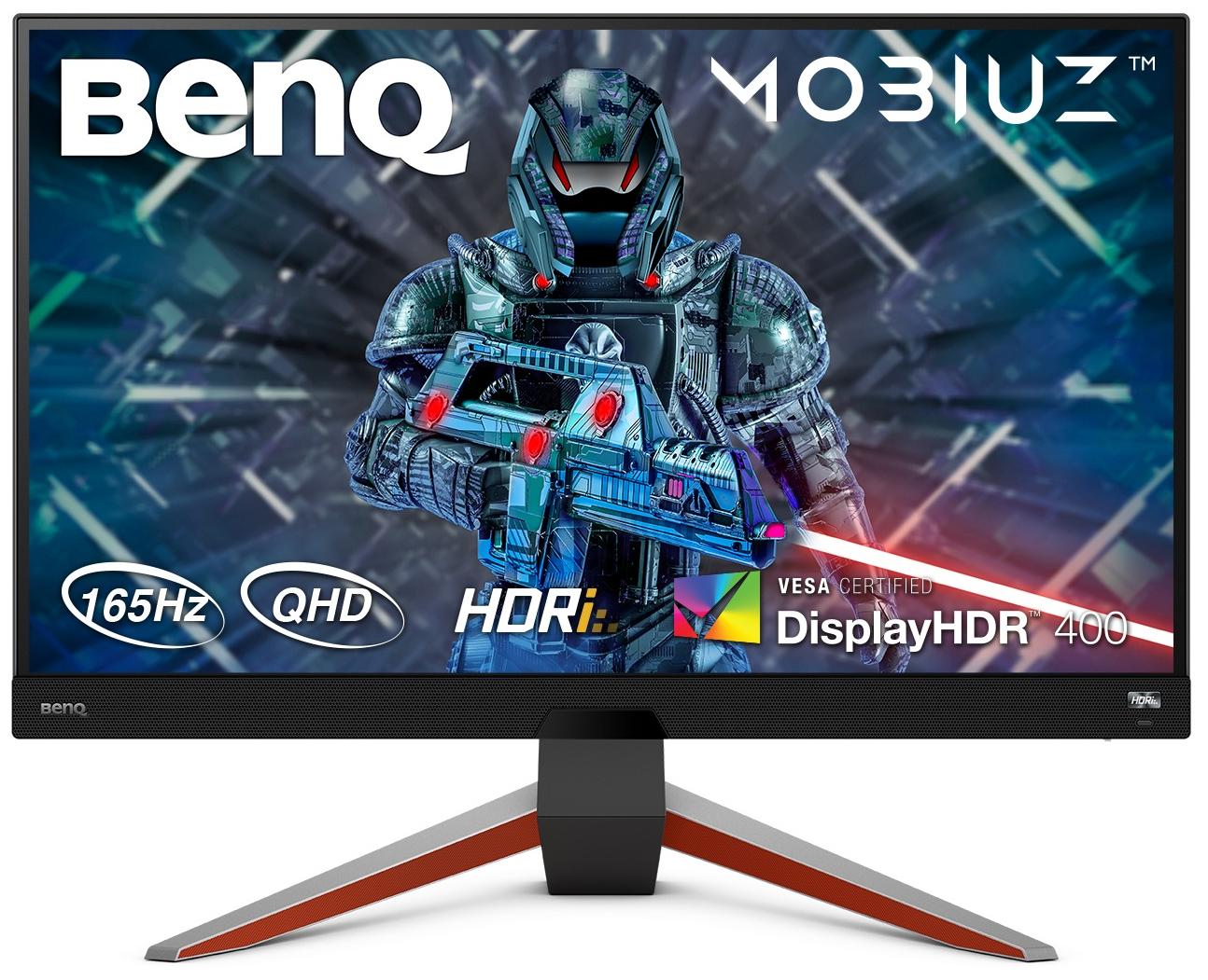 

Монитор 27" BenQ Mobiuz EX2710Q IPS, 2560x1440 (16:9), 400кд/м2, 165Hz, 2мс, 178°/178°, FreeSync, HDMI, DisplayPort, USB-Hub, серый (9H.LK4LA.TBE), EX2710Q