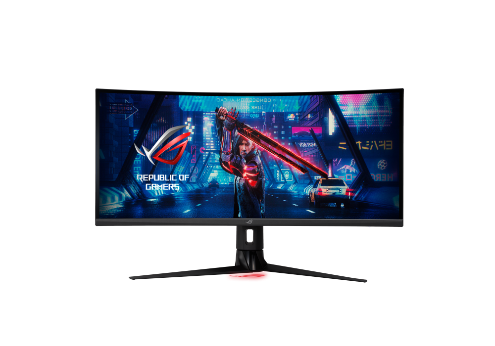 

Монитор 34" ASUS ROG STRIX XG349C VA, изогнутый, 3440x1440 (21:9), 400кд/м2, 180Hz, 1мс, 178°/178°, G-Sync, HDMI, DisplayPort, USB Type-C, черный/красный (90LM06V0-B01A70), XG349C