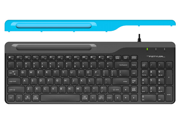 Клавиатура A4Tech Fstyler FK25, USB, черный (FK25 BLACK)