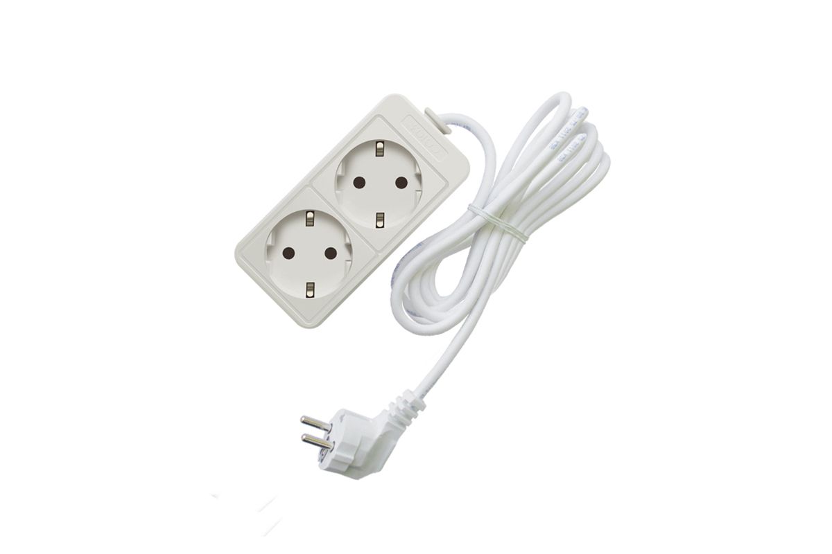 

Удлинитель Союз 481S-6210, 2-розетки, 10м, белый (481S-6210), 481S-6210