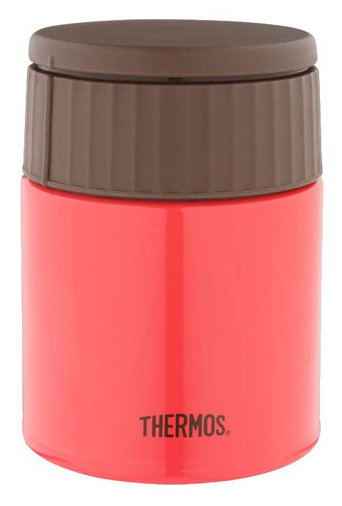 

Термос THERMOS JBQ-400-PCH, 400 мл, корпус сталь/колба сталь, красный/коричневый (924681), JBQ-400-PCH