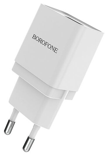 Сетевое зарядное устройство Borofone BA19A 5 Вт, 1А, белый