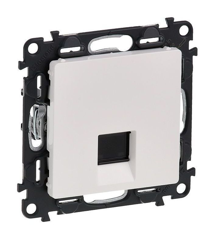 

Розетка RJ-45 скрытый монтаж категория 5e, механизм без рамки, белый, Legrand Valena Life (753440)