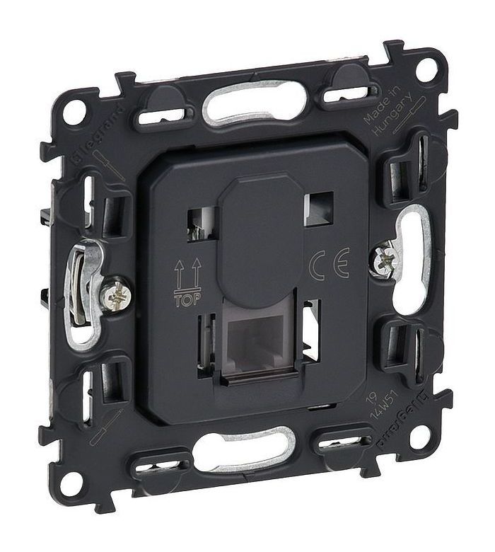

Розетка RJ11 скрытый монтаж, черный, Legrand Valena Inmatic (753068)