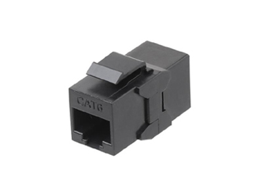 

Проходной адаптер Hyperline, RJ-45(8P8C) Keystone Jack cat.6, 1шт., черный (CA2-KJ-C6-BK)