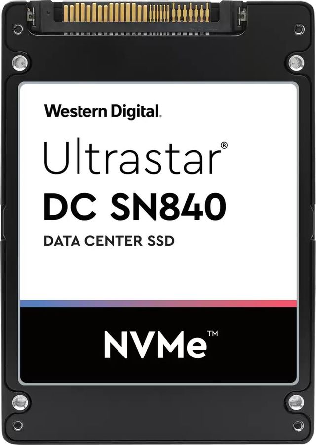 

Твердотельный накопитель (SSD) Western Digital 1.92Tb Ultrastar DC SN840, U.2 2.5", PCI-E, NVMe (0TS1875)