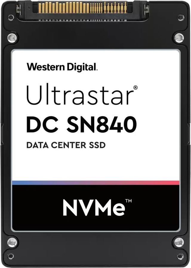 

Твердотельный накопитель (SSD) Western Digital 6.25Tb Ultrastar DC SN840, U.2 2.5", PCI-E, NVMe (0TS1878)