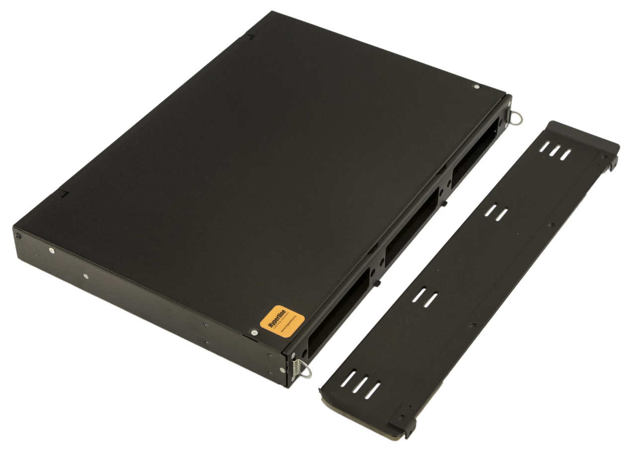 

Бокс оптический Hyperline, 1 U, в стойку 19", 24шт.xMTRJ/SC/ST, черный (FO-19V-1U-3xSLT-W130H30-24UN-BK)
