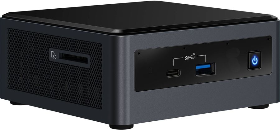 Платформа Intel NUC 10 Performance NUC10i5FNHN, Intel Core i5-10210U 1.6 ГГц 2xDDR4 SODIMM, 1x2.5" HDD/SSD, 1xM.2 SSD, WiFi, BT, черный (BXNUC10I5FNHN)