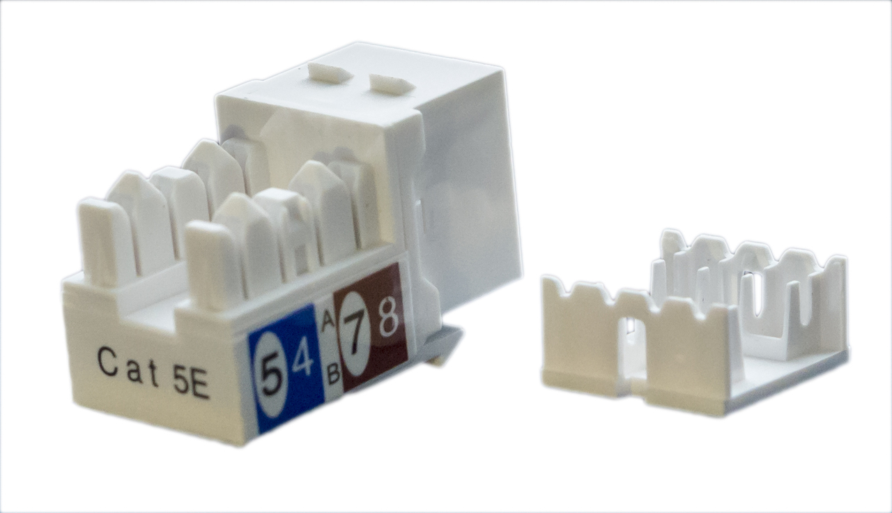 Модуль Keystone Hyperline, RJ-45(8P8C) cat.5e