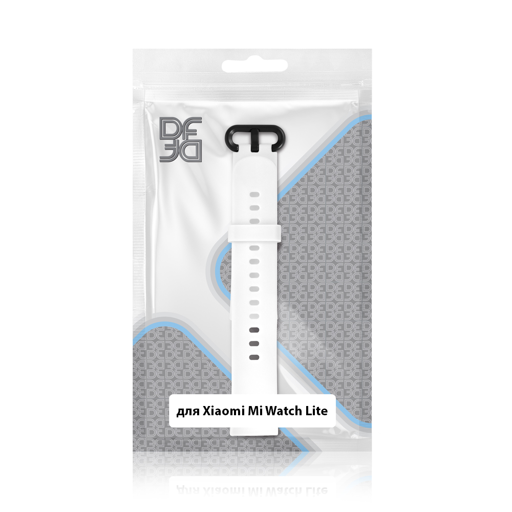 

Ремешок DF для Xiaomi Mi Watch Lite, классический силиконовый, белый (DF xiClassicband-06 (white)), xiClassicband-06