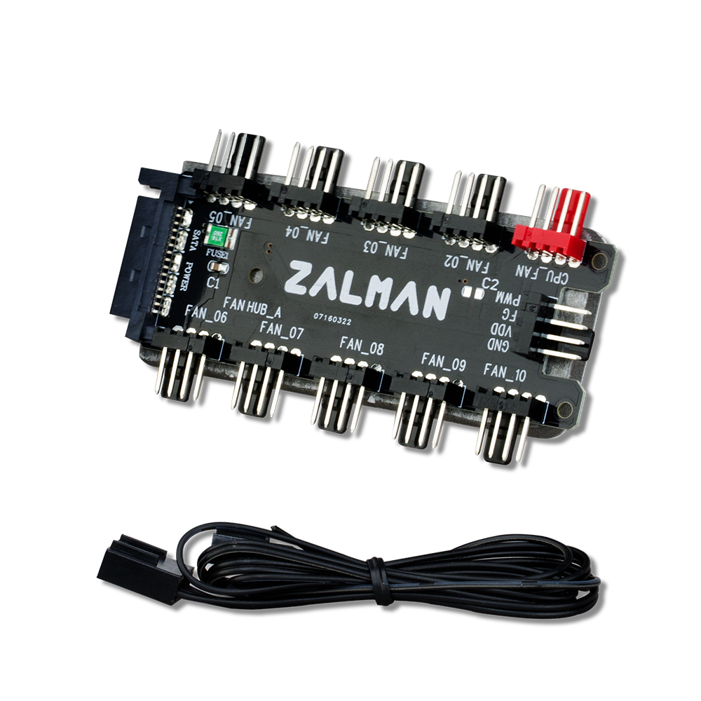 

Контроллер вентиляторов Zalman PWM Controller, 10 портов, черный (ZM-PWM10 FH), PWM Controller