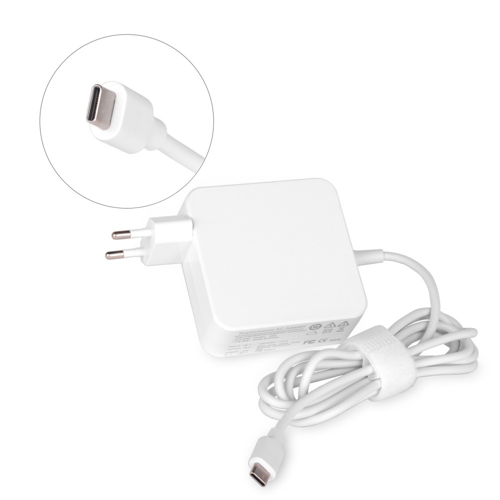 

Адаптер питания TopON для ноутбуков, универсальный, 65W, Type-C, PowerDelivery 3.0, 1,7m (TOP-UC65W), TOP-UC65W