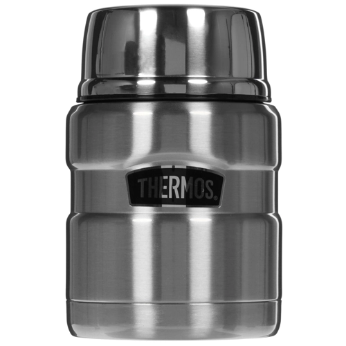 

Термос THERMOS SK3000SBK, 470 мл, корпус сталь/колба сталь, ложка, серебристый (655332), SK3000SBK