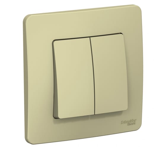 

Выключатель Schneider Electric BLANCA, 2кл., скрытый монтаж, в сборе, бежевый (BLNVS010507)