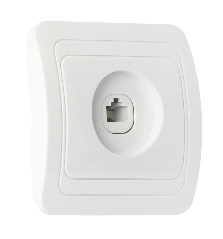 

Розетка RJ-45 скрытый монтаж, механизм в сборе, белый, Smartbuy Марс (SBE-02w-S1-RJ )