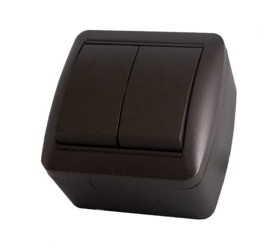 

Выключатель TDM Селигер, 2кл., открытый монтаж, в сборе, шоколад (SQ1818-0202)