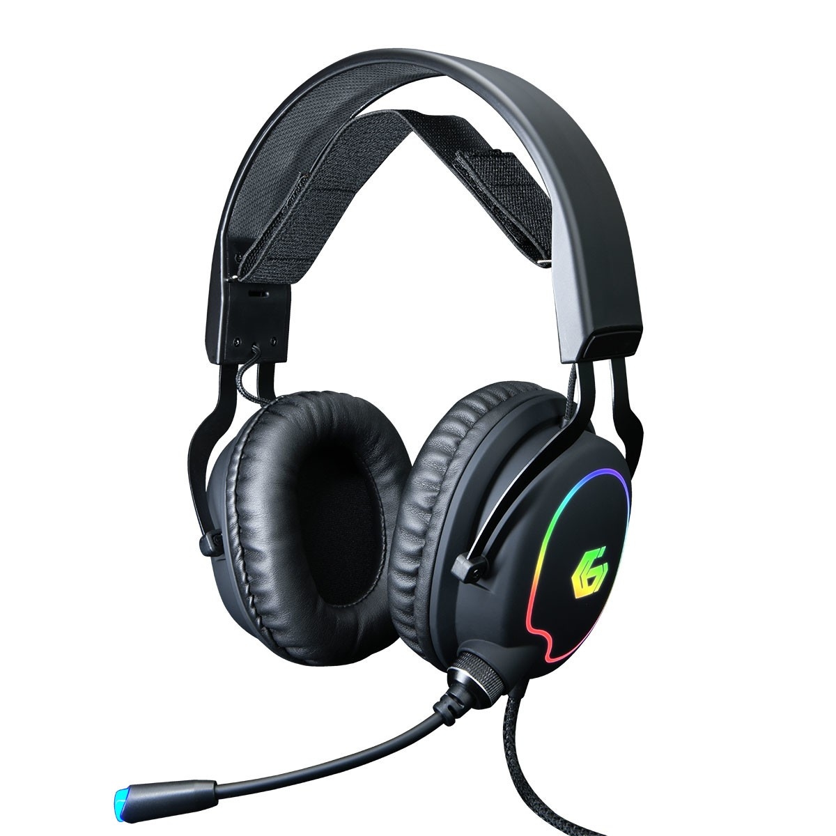 

Проводная гарнитура Gembird MHS-GX20, 2 xJack 3.5 мм + USB Type-A, черный (MHS-GX20), MHS-GX20