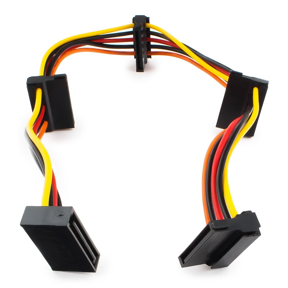 

Кабель-разветвитель питания SATA (15 pin) (F)-4xSATA 15pin(M) Cablexpert, 40 см, прямой (CC-SATAMF-03)