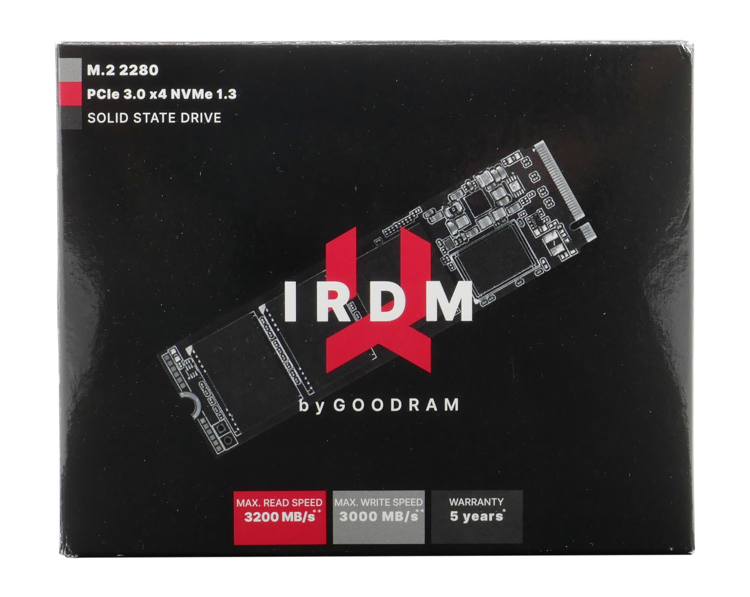 

Твердотельный накопитель (SSD) GoodRAM 1Tb Iridium, 2280, M.2, NVMe (IR-SSDPR-P34B-01T-80)
